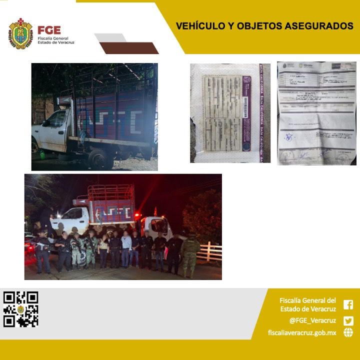 Aseguran vehículo en Huazutlan por presunto robo de&nbsp;ganado