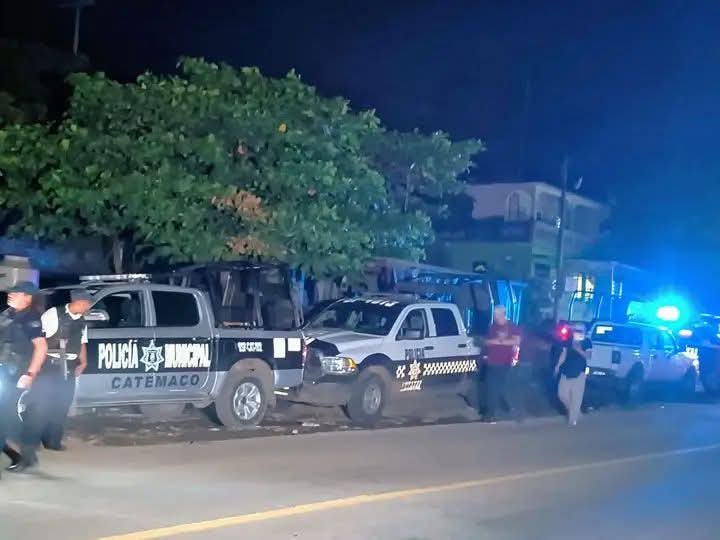 Tragedia en Catemaco: Riña Familiar Desencadena Balacera con Tres Muertos y Cuatro&nbsp;Heridos