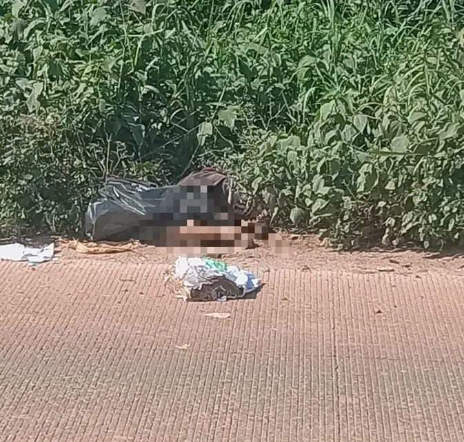 Hallan cuerpo ejecutado en la carretera Coatzacoalcos-Minatitlán; estaba envuelto en la zona de «Las Matas»