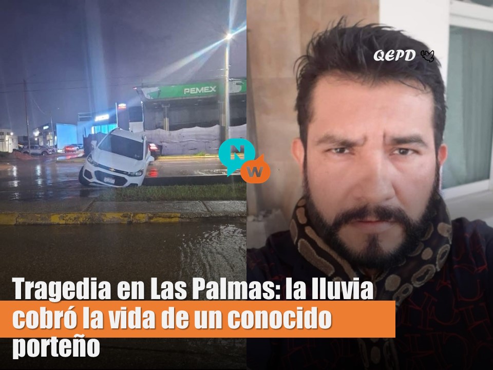 La lluvia, la corriente y una tragedia: identifican a Alejandro Lira, víctima del canal pluvial en Las&nbsp;Palmas